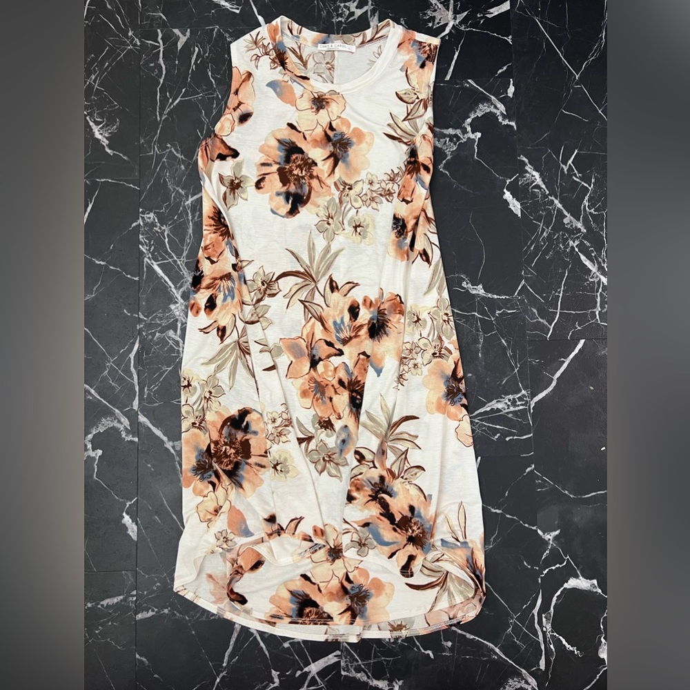 Cotton tank dress, casual but dressy